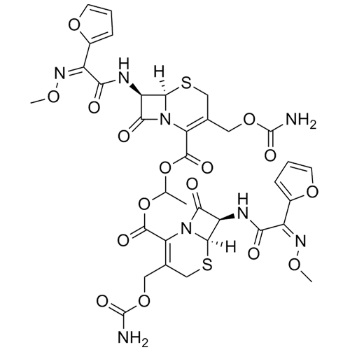 Picture of Di-alfa-Cefuroxime Ethyl Ether Diastereoisomer-1