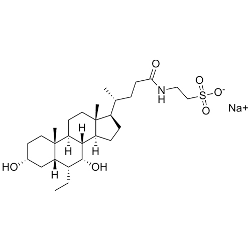 Show details for Tauro 6-Ethlchenodeoxycholic Acid Sodium Salt Picture of Tauro 6-Ethlchenodeoxycholic Acid Sodium Salt