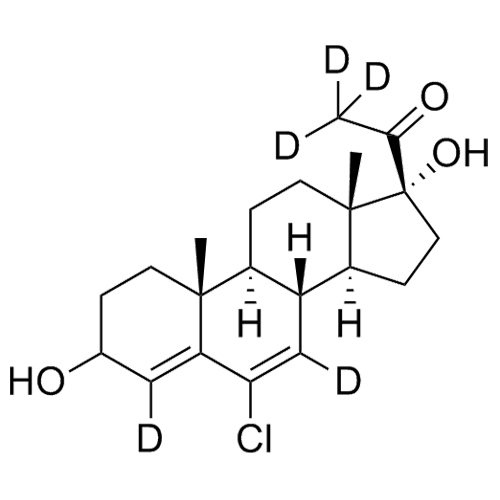 Picture of 3-Hydroxy Chlormadinone-d5