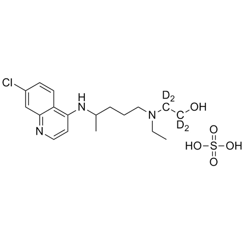 Picture of Hydroxy Chloroquine-d4 Sulfate