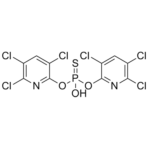 Picture of O,O-bis-(3,5,6-trichloropyridin-2-yl) hydrogen thiophosphate