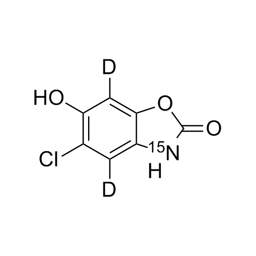 Picture of 6-Hydroxy Chlorzoxazone-d2-15N