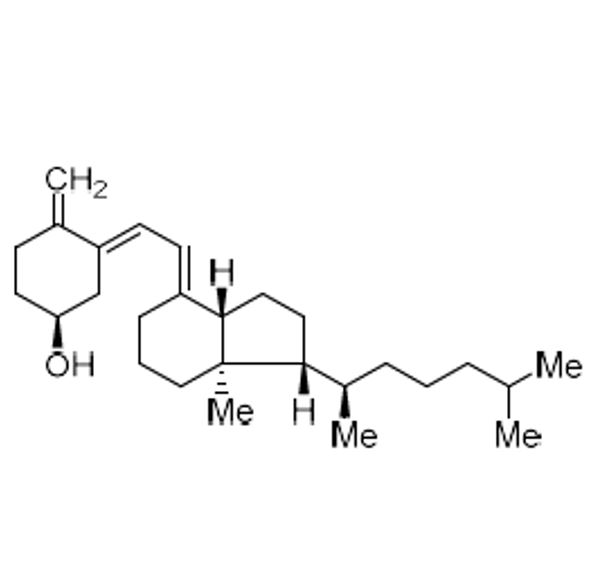 Show details for Cholecalciferol EP Impurity A (5,6-trans-Cholecalciferol,5,6-trans-Vitamin D3) Picture of Cholecalciferol EP Impurity A (5,6-trans-Cholecalciferol,5,6-trans-Vitamin D3)