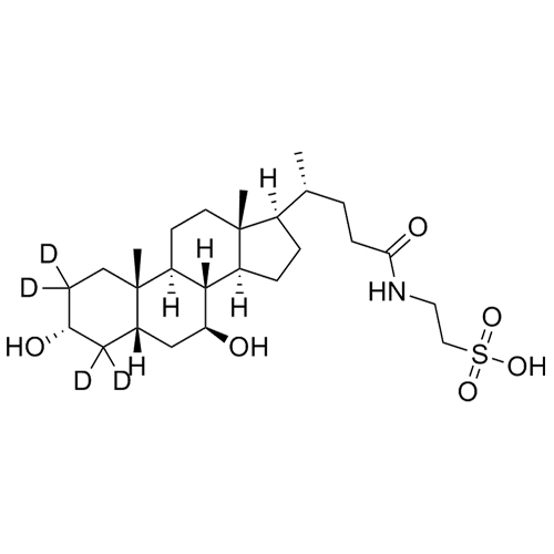 Picture of Tauroursodeoxycholic-d4 Acid (Tauroursodiol-d4)