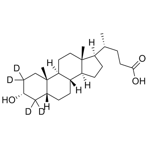Picture of Lithocholic-2,2,4,4-d4 Acid