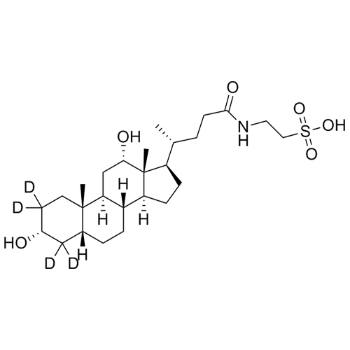 Picture of Taurodeoxycholic-d4 Acid