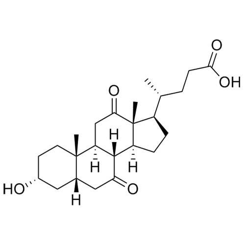 Picture of Cholic Acid Impurity (3-alpha-Hydroxy-7,12-diketo-5-beta-cholan-24-oic acid)