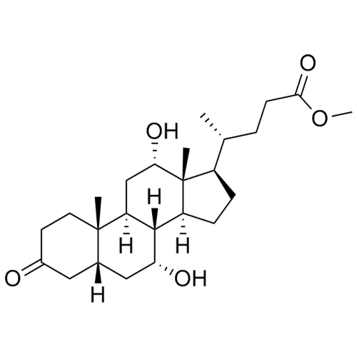 Picture of 3-keto, 7,12-hydroxy methyl ester of Cholic Acid