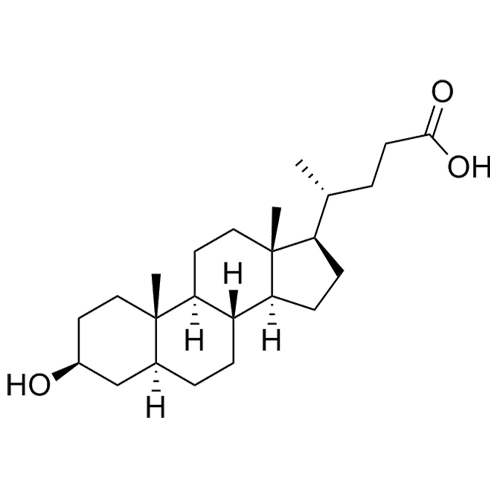 Show details for Isoallolithocholic Acid (5-alfa-Cholanic Acid-3-beta-ol) Picture of Isoallolithocholic Acid (5-alfa-Cholanic Acid-3-beta-ol)