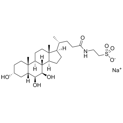 Show details for Tauro-beta-muricholic Acid Sodium Salt Picture of Tauro-beta-muricholic Acid Sodium Salt