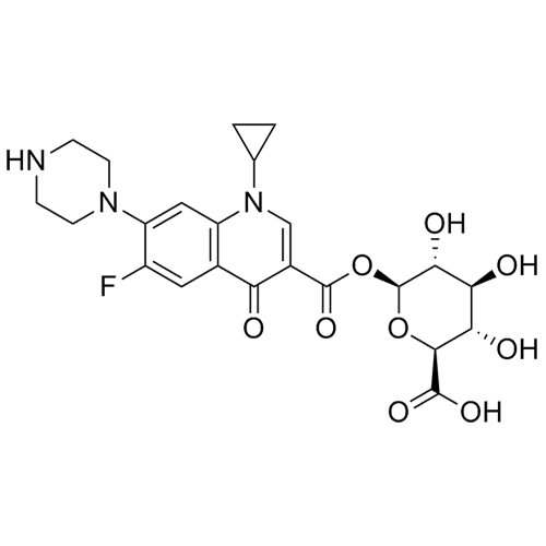 Show details for Ciprofloxacin-acyl-beta-D-glucuronide Picture of Ciprofloxacin-acyl-beta-D-glucuronide