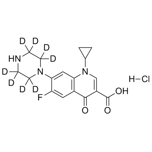 Show details for Ciprofloxacin-d8 HCl Picture of Ciprofloxacin-d8 HCl