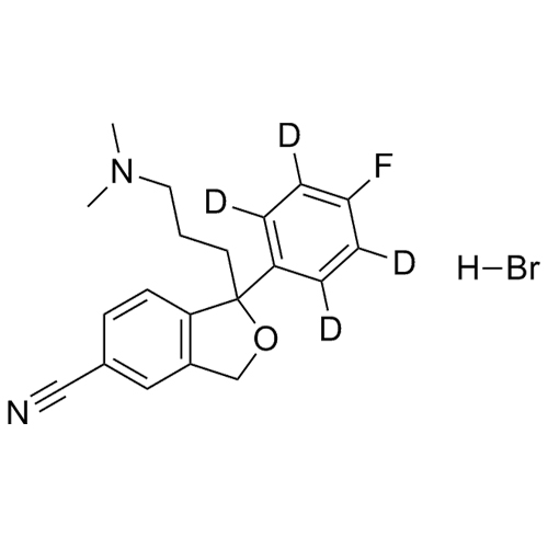 Show details for Citalopram-d4 HBr Picture of Citalopram-d4 HBr
