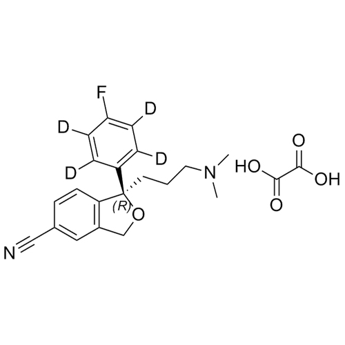 Show details for (-)-(R)-Citalopram-d4 Oxalate Picture of (-)-(R)-Citalopram-d4 Oxalate