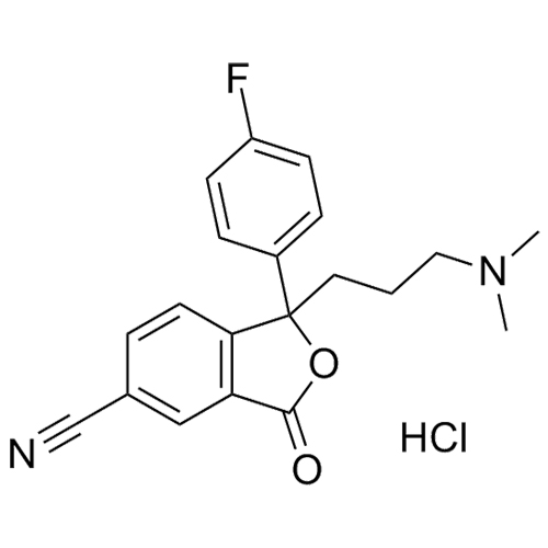 Show details for Citalopram EP Impurity C HCl (3-Oxo Citalopram HCl) Picture of Citalopram EP Impurity C HCl (3-Oxo Citalopram HCl)