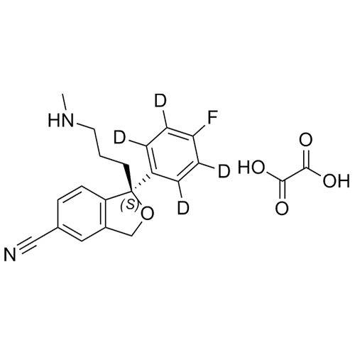 Show details for (S)-Desmethyl Citalopram-d4 Oxalate Picture of (S)-Desmethyl Citalopram-d4 Oxalate