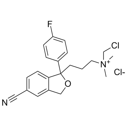 Show details for Citalopram Chloromethyl Quartenary Ammonium Salt Picture of Citalopram Chloromethyl Quartenary Ammonium Salt