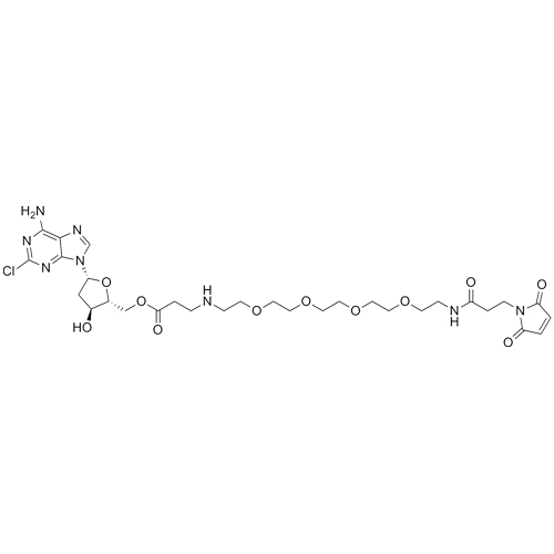 Picture of 5'-(3-MAL-PEG2-aminobutanoate)-cladribine