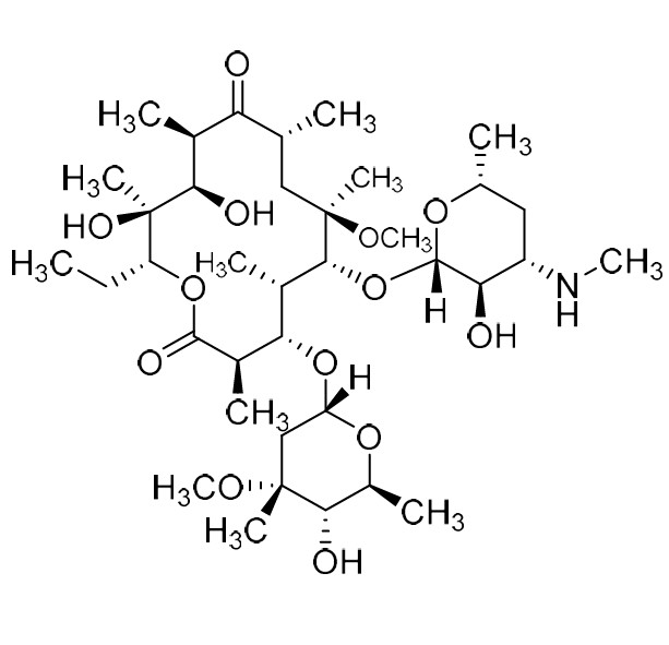 Picture of Clarithromycin EP Impurity D (N-Desmethyl Clarithromycin)