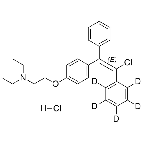 Picture of trans-Clomiphene-d5 HCl (Enclomiphene-d5 HCl)