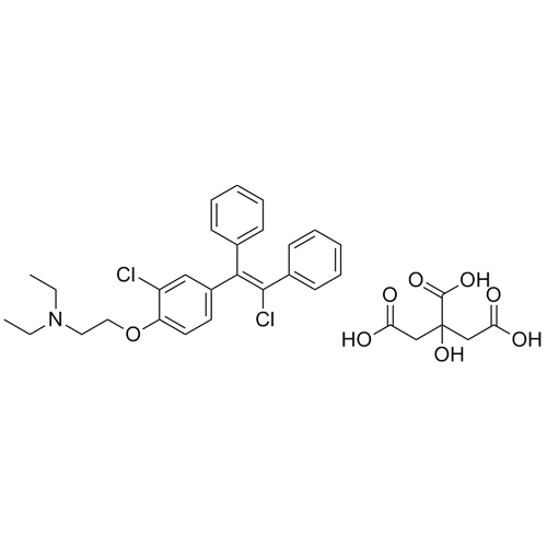 Show details for Clomiphene EP Impurity G, H Citrate (Mixture of Z and E Isomers) Picture of Clomiphene EP Impurity G, H Citrate (Mixture of Z and E Isomers)