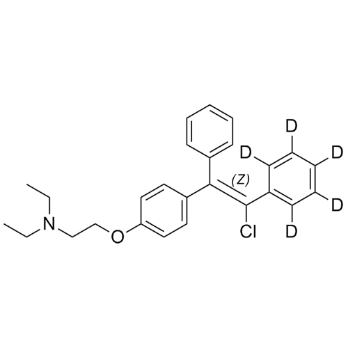 Picture of cis-Clomiphene-d5 HCl (Zuclomiphene-d5 HCl)