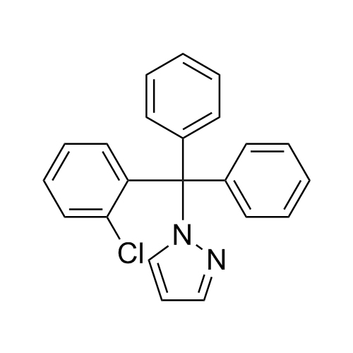 Show details for 1-(2-Chlorophenyl-diphenylmethyl)-1H-pyrazole Picture of 1-(2-Chlorophenyl-diphenylmethyl)-1H-pyrazole