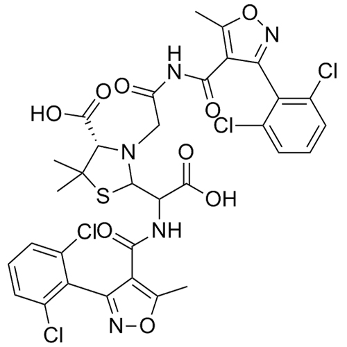 Picture of DCMICAA Adduct of Dicloxacillin peniclloic acids