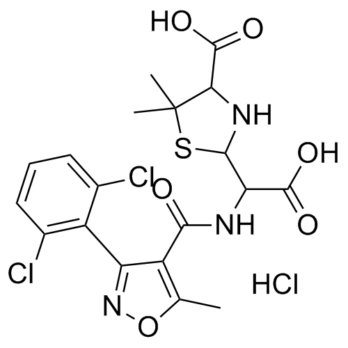 Picture of Dicloxacillin Sodium EP Impurity A HCl (Mixture of Diastereomers)