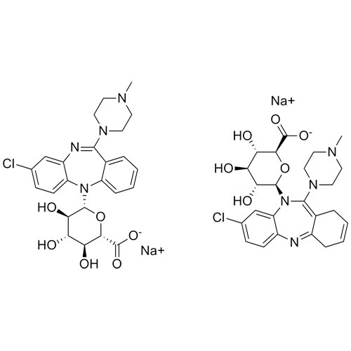 Picture of Clozapine N-Glucuronide Sodium Salt (Mixture of 5-N and 10-N)