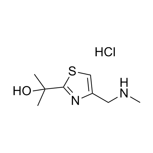 Picture of Cobicistat Impurity HCl (2-[4-(Methylamino)methyl-1,3-Thiazole-2-yl] Propane-2-ol HCl)