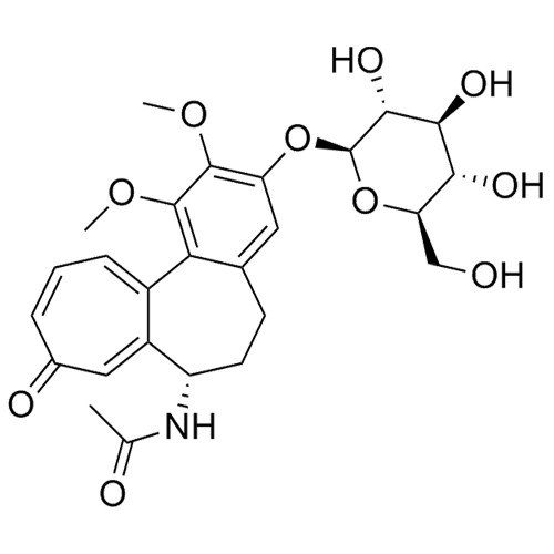 Picture of Thiocolchicoside EP Impurity H (10-Demethoxy Colchicoside)