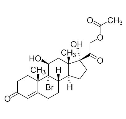 Picture of 9α Br Hydrocortisone Acetate