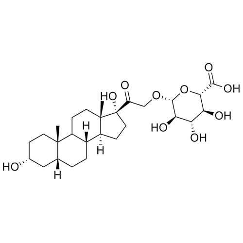 Picture of Tetrahydro-11-deoxy Cortisol 21-O-beta-D-Glucuronide