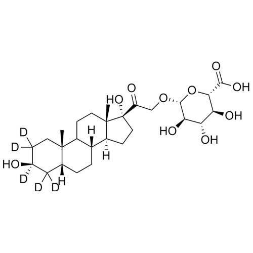 Picture of Tetrahydro-11-deoxy Cortisol 21-O-beta-D-Glucuronide-d5