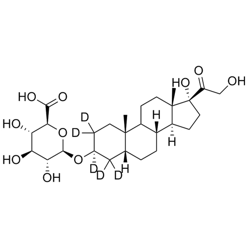 Picture of Tetrahydro-11-deoxy Cortisol 3-O-?-D-Glucuronide-d5