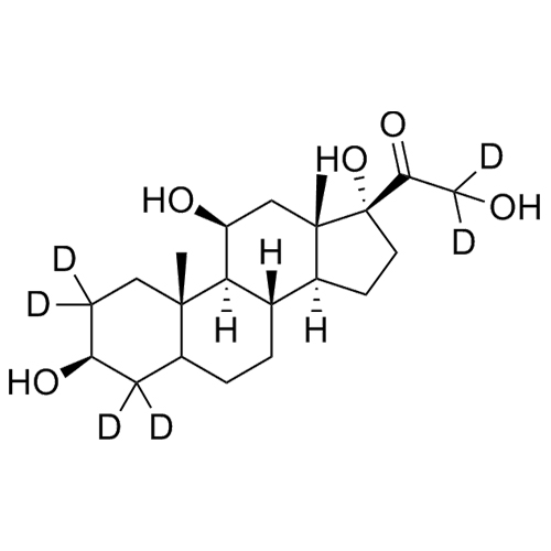 Picture of 3-beta-Tetrahydrocortisol-d6