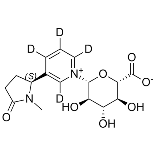 Show details for Cotinine N-Glucuronide-d4 Picture of Cotinine N-Glucuronide-d4
