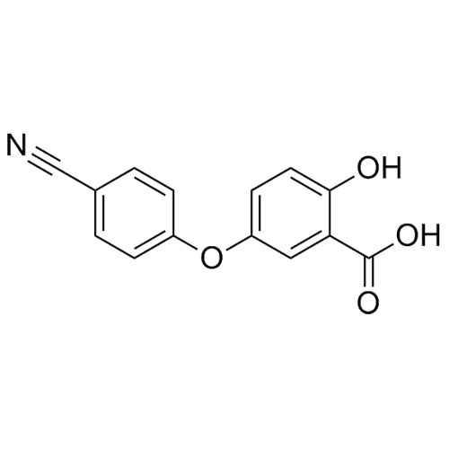 Picture of 5-(4-cyanophenoxy)-2-hydroxybenzoic acid