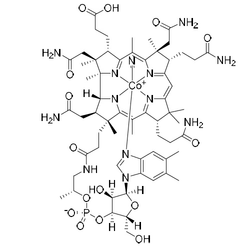 Picture of Cyanocobalamin EP Impurity D (32-Carboxycyanocobalamin)