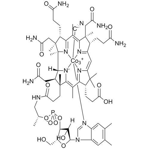 Picture of Cyanocobalamin EP Impurity B (50-Carboxycyanocobalamin)