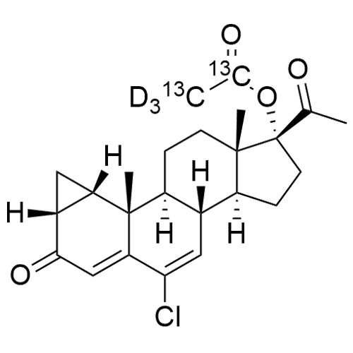 Picture of Cyproterone Acetate-13C2-d3