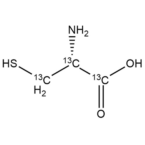 Picture of Acetylcysteine EP Impurity B-13C3 (L-Cysteine-13C3)