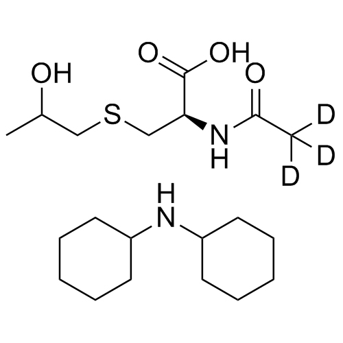 Picture of N-Acetyl-S-(2-hydroxypropyl)Cysteine-d3 Dicyclohexylammonium Salt