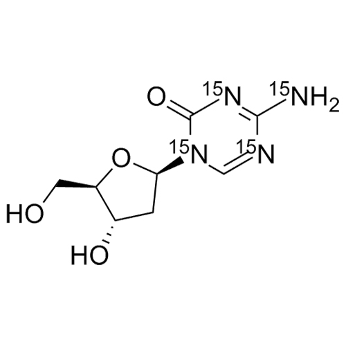 Show details for 5-Aza-2'-deoxy cytidine-15N4 Picture of 5-Aza-2'-deoxy cytidine-15N4
