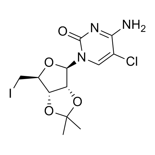Show details for 5'-Deoxy-5'-iodo-2',3'-O-isopropylidene-5-chlorocytidine Picture of 5'-Deoxy-5'-iodo-2',3'-O-isopropylidene-5-chlorocytidine