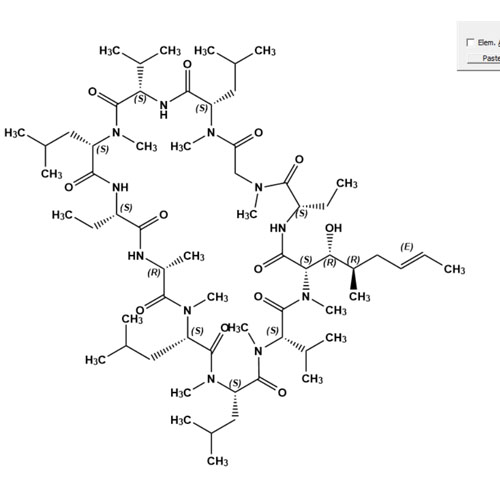 Show details for Cyclosporin V Picture of Cyclosporin V