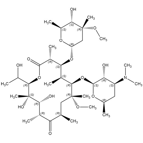 Picture of 14-Hydroxy Clarithromycin (Racemic Mixture)