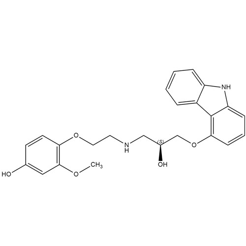 Show details for (S)-4-Hydroxycarvedilol Picture of (S)-4-Hydroxycarvedilol
