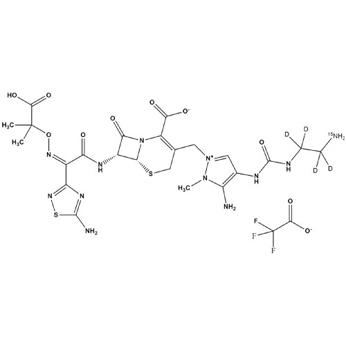 Picture of Ceftolozane-15N2-D4 (Trifluoroacetate)
